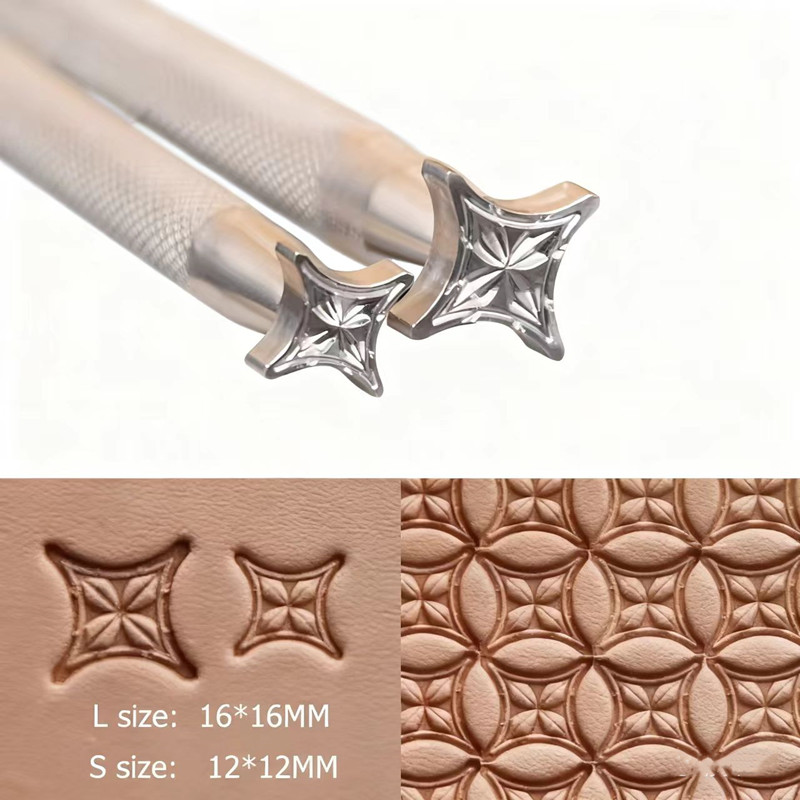 Leather Stamp Set - Wheat Arabesque Stamp Set MS12 16x16/MS09