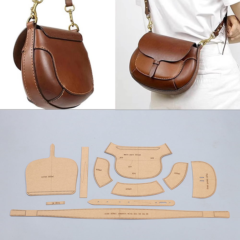 Leatherwork Templates - heavy duty kraft paper sewing pattern