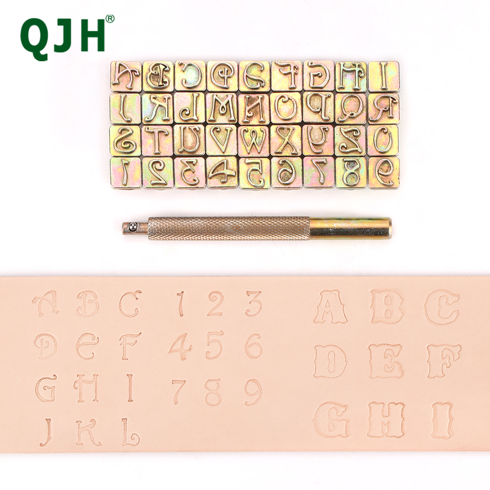 Leather Stamp Set - Craftsman Letter and Number Stamps Punch