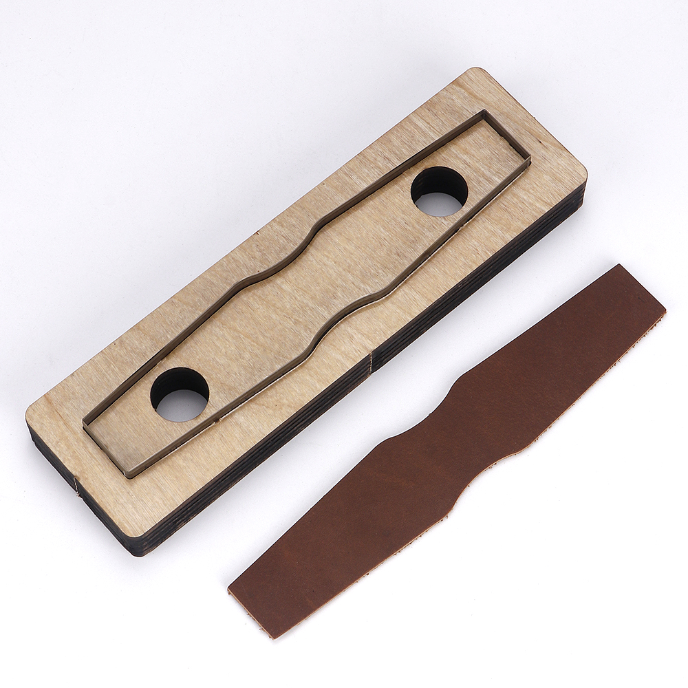 Leatherwork Templates - Leather Tool Wooden Punching Stencil Zipper