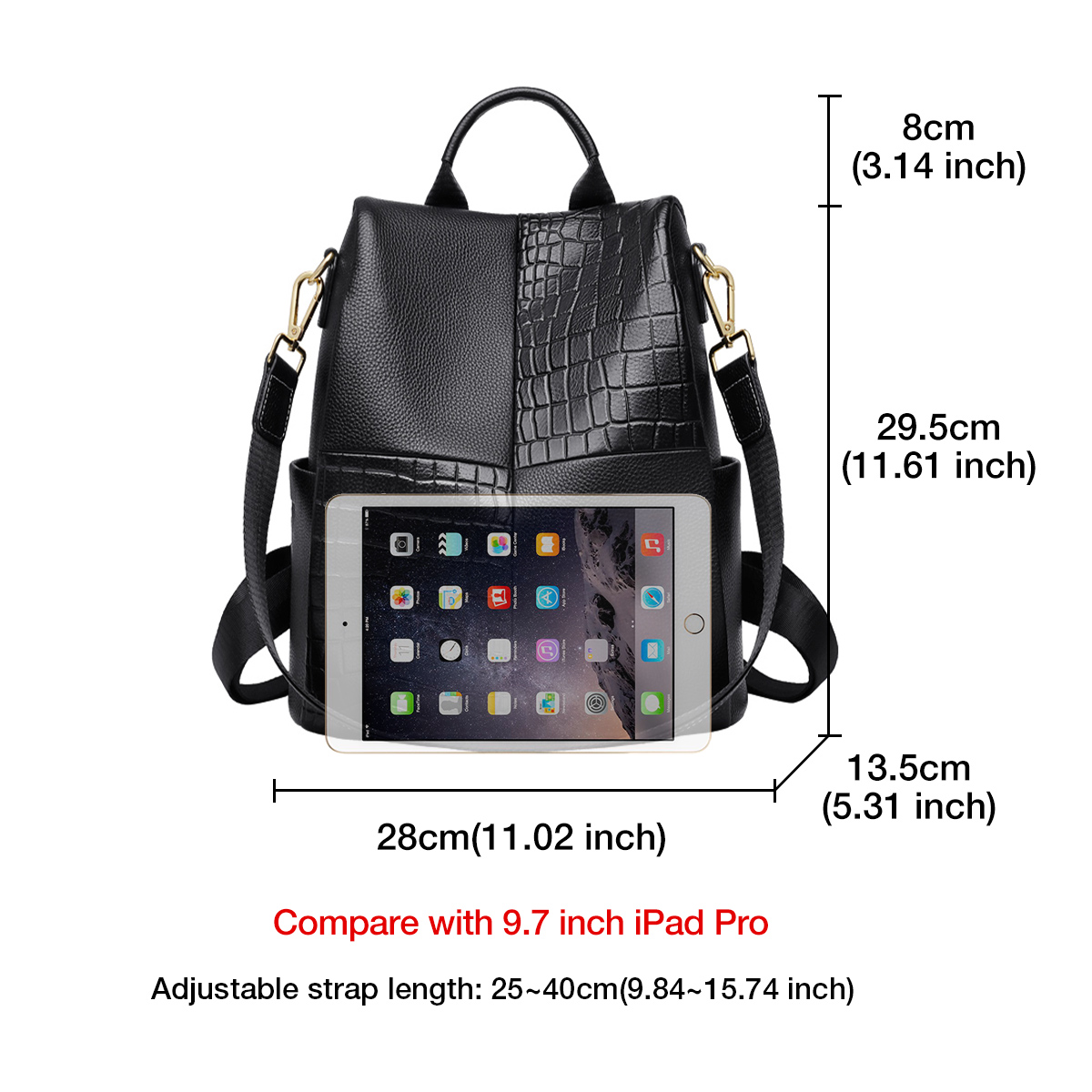 FOXER Women's Backpack Large C - огляд і ціна Leather Work Womens Backpack