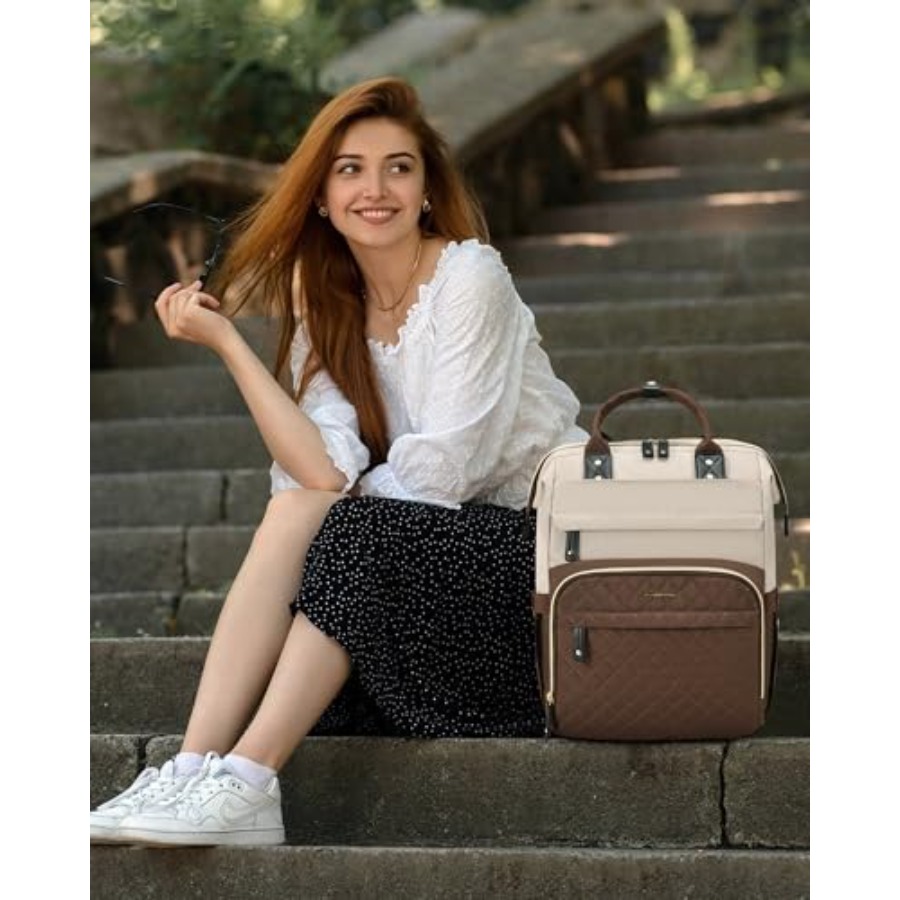 Laptop Backpack for Women, Wat - огляд і ціна Leather Work Womens Backpack