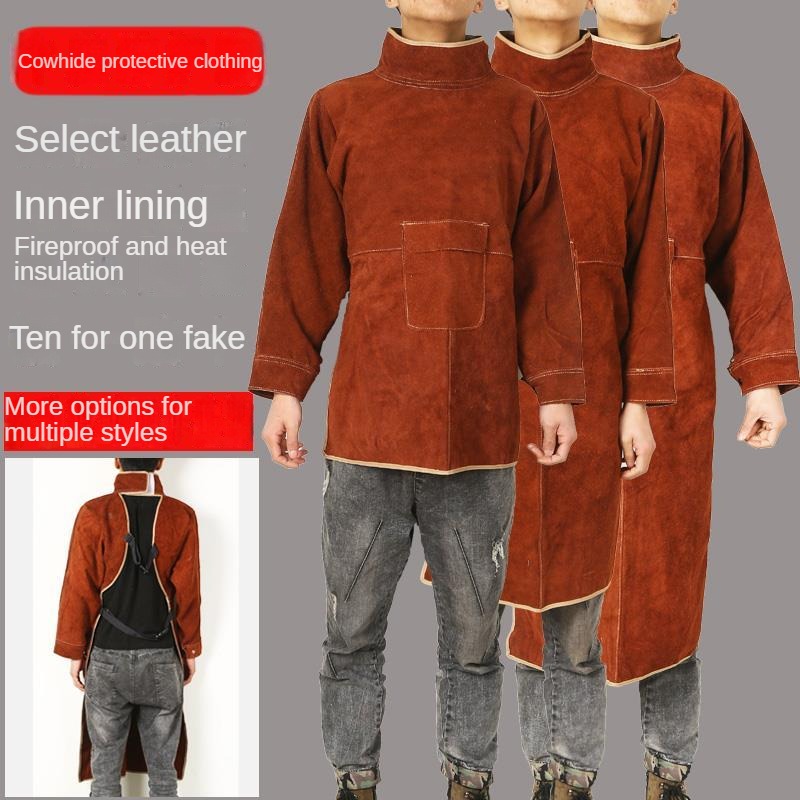 Welder Protective Cover Cowhid - огляд і ціна Leather Work Overalls