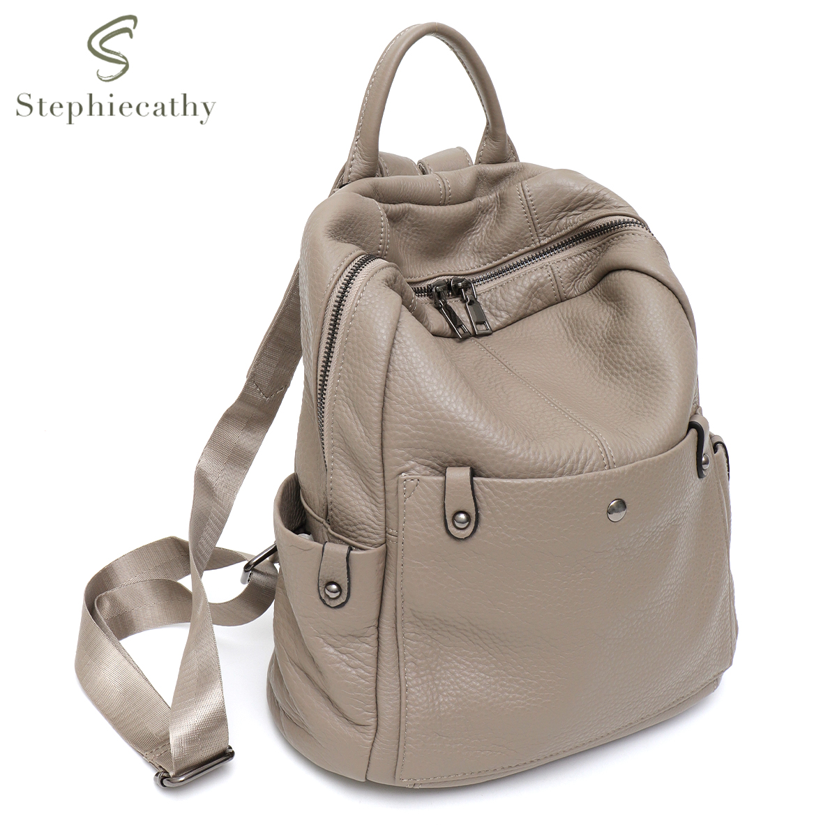 Soft Genuine Cowhide Daily Bac - огляд і ціна Leather Work Womens Backpack