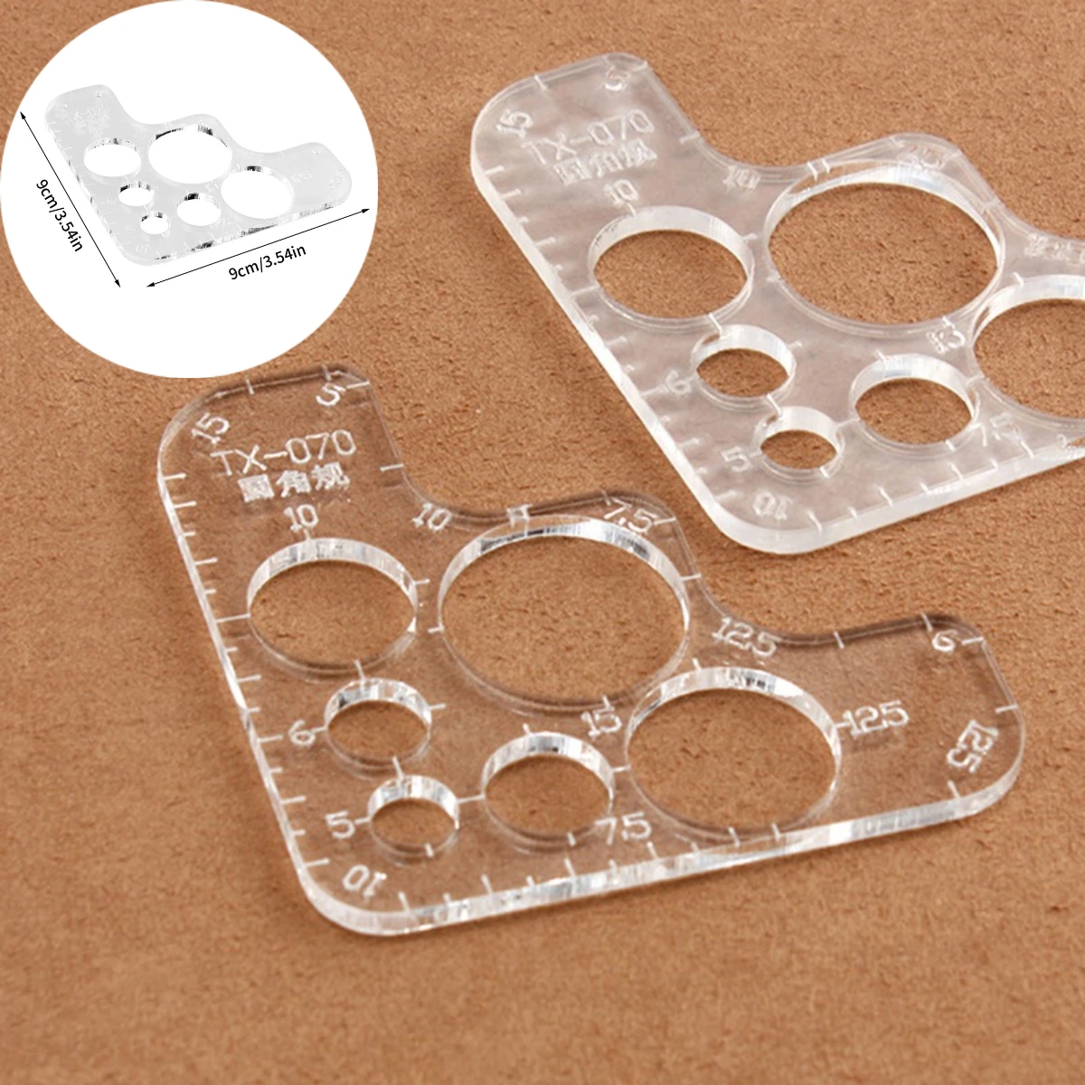 9x9cm Leather Corner Cutter Ci - огляд і ціна Leatherwork Templates