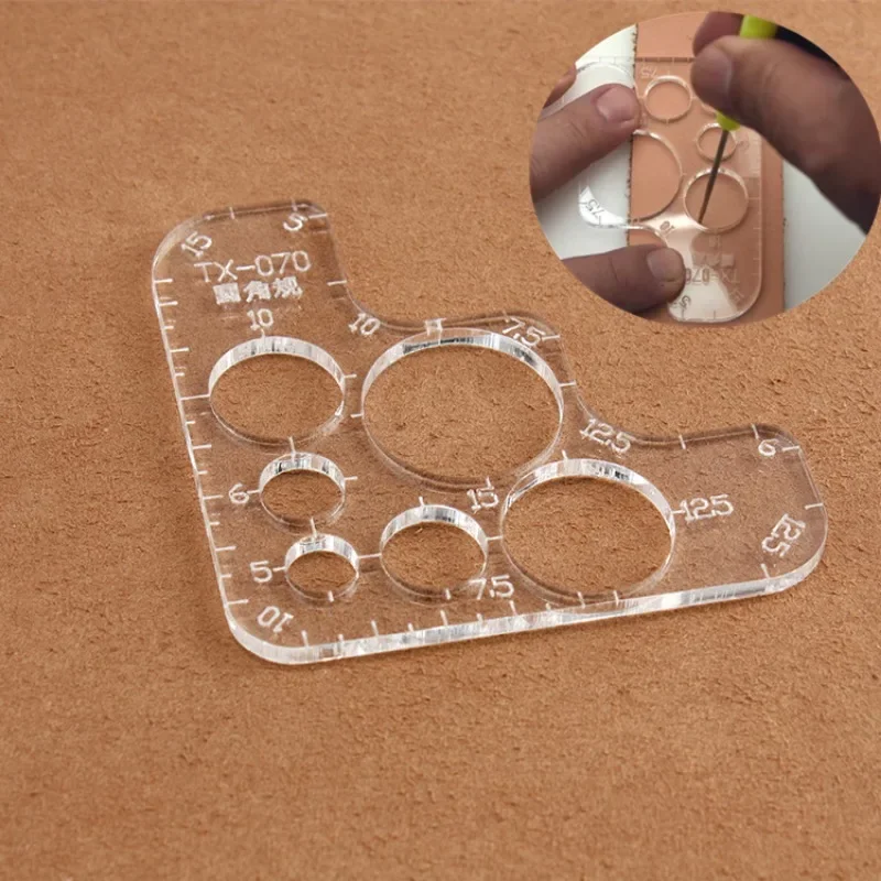 9x9cm Leather Corner Cutter Ci - огляд і ціна Leatherwork Templates