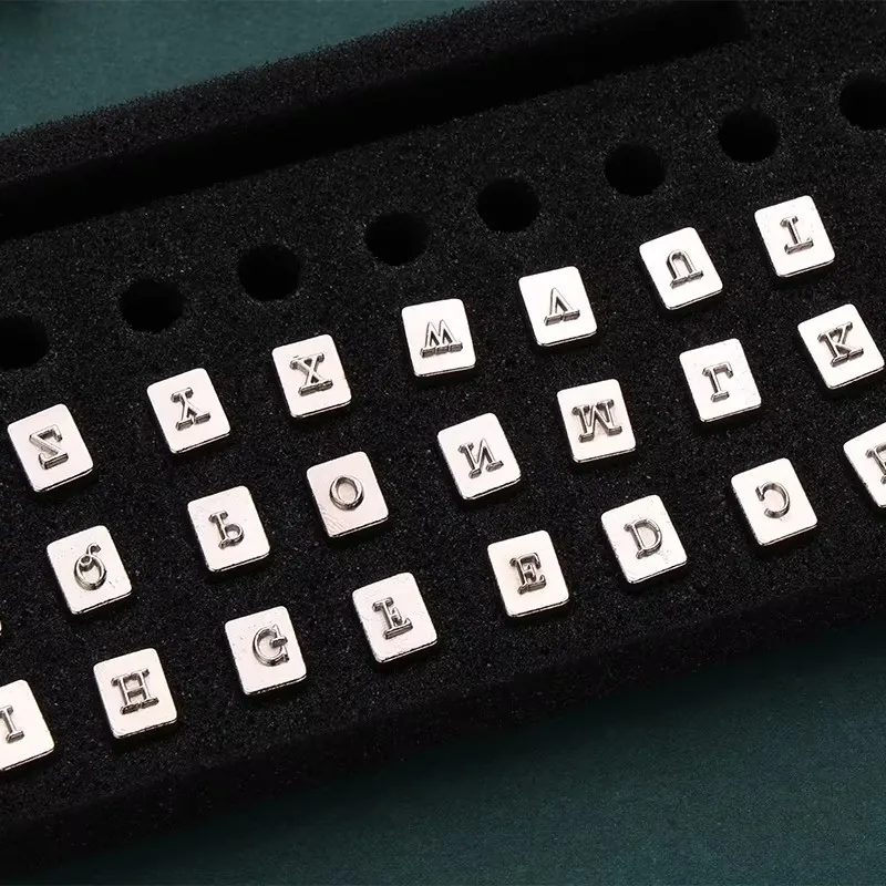 36Pcs 3mm/6mm Stainless Steel  - огляд і ціна Leather Stamp Set