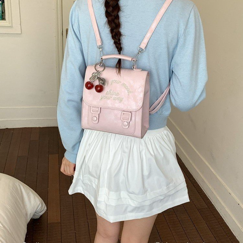Women's Versatile Letter Embro - огляд і ціна Leather Work Womens Backpack