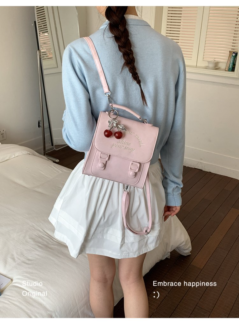 Women's Versatile Letter Embro - огляд і ціна Leather Work Womens Backpack