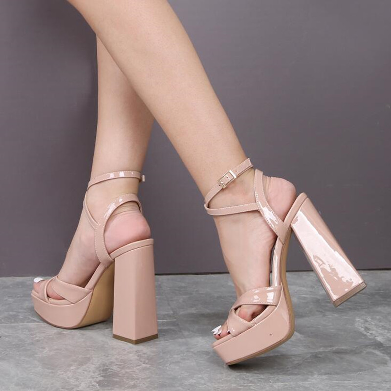 2025 NEW Summer Nightclub Wome - огляд і ціна Leather Work Heels