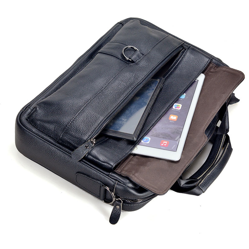 Large Men's Genuine Leather Ha - огляд і ціна Leather Work Handbag