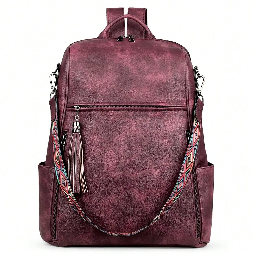 Leather Laptop Backpack For Wo - огляд і ціна Leather Work Womens Backpack