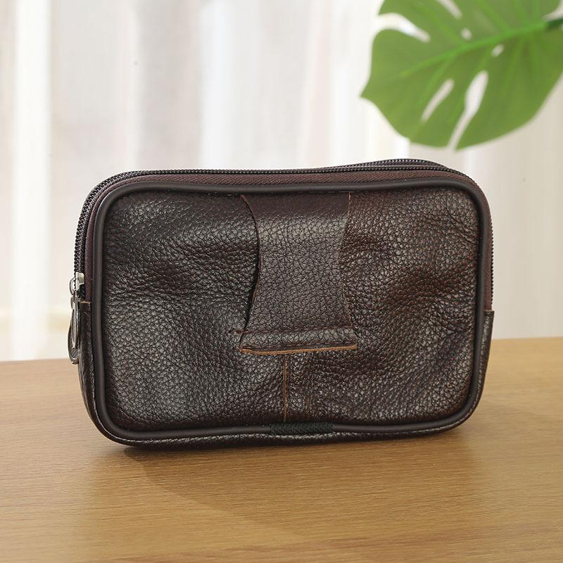 1PC Leather Hand Bags For Men  - огляд і ціна Leather Work Handbag