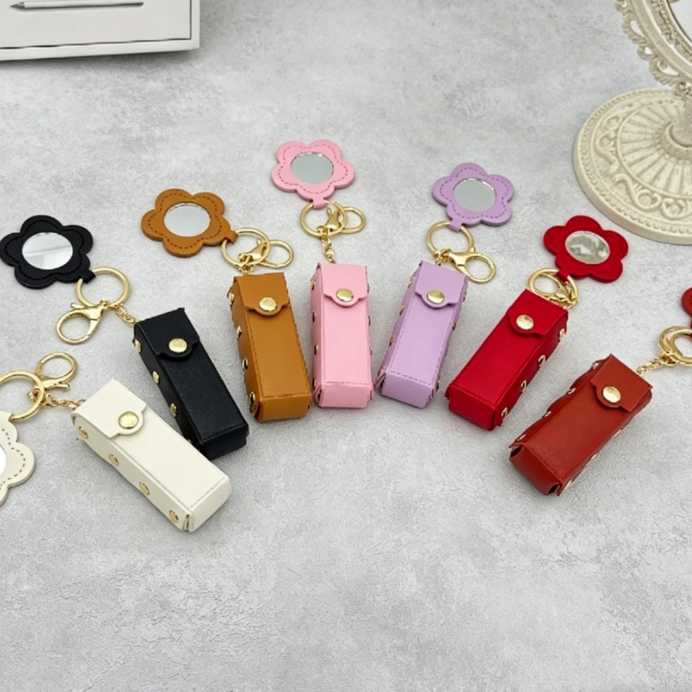 1pce Portable Lipstick Case Ba - огляд і ціна Leatherwork Rivets
