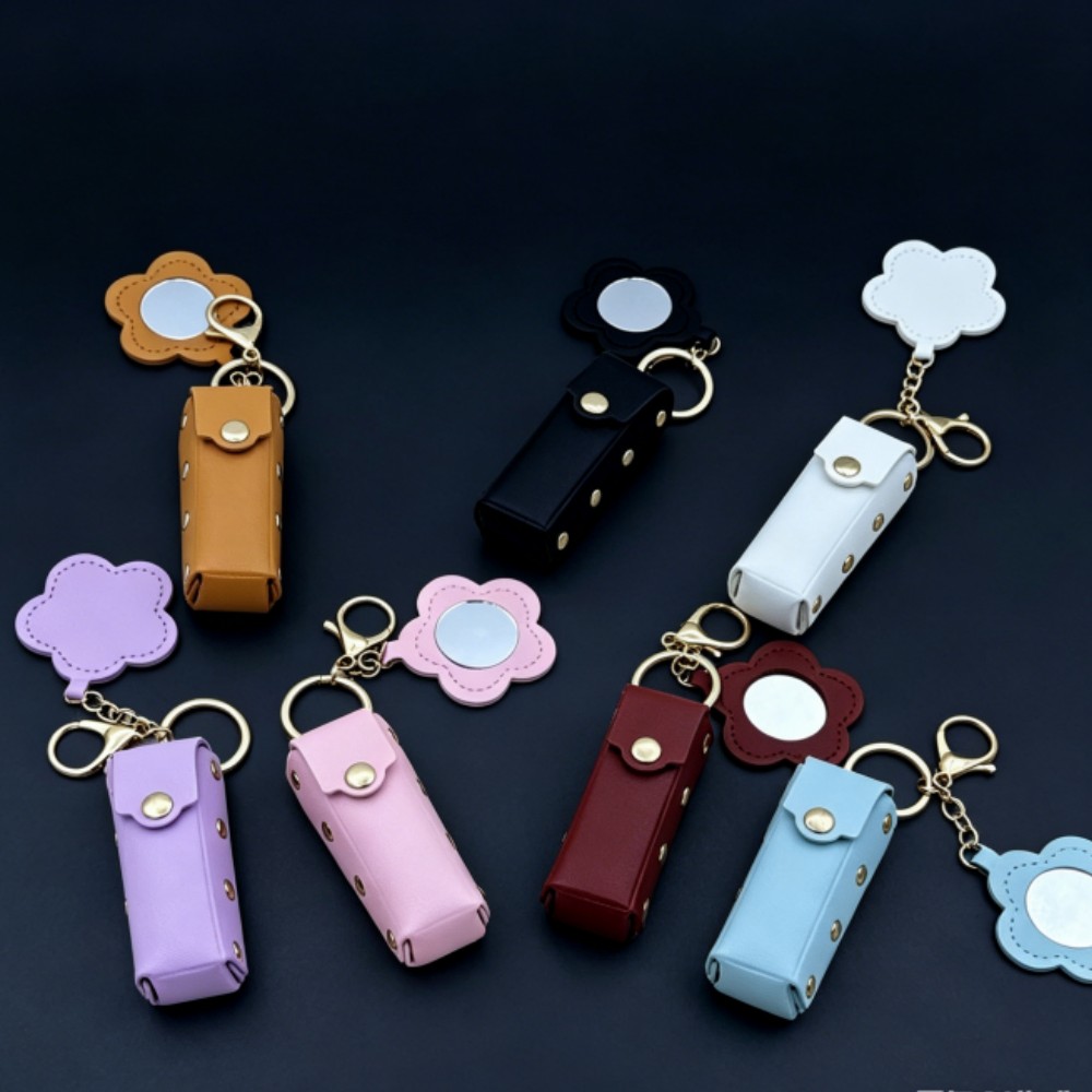 1pce Portable Lipstick Case Ba - огляд і ціна Leatherwork Rivets