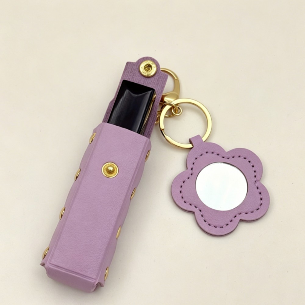 1pce Portable Lipstick Case Ba - огляд і ціна Leatherwork Rivets