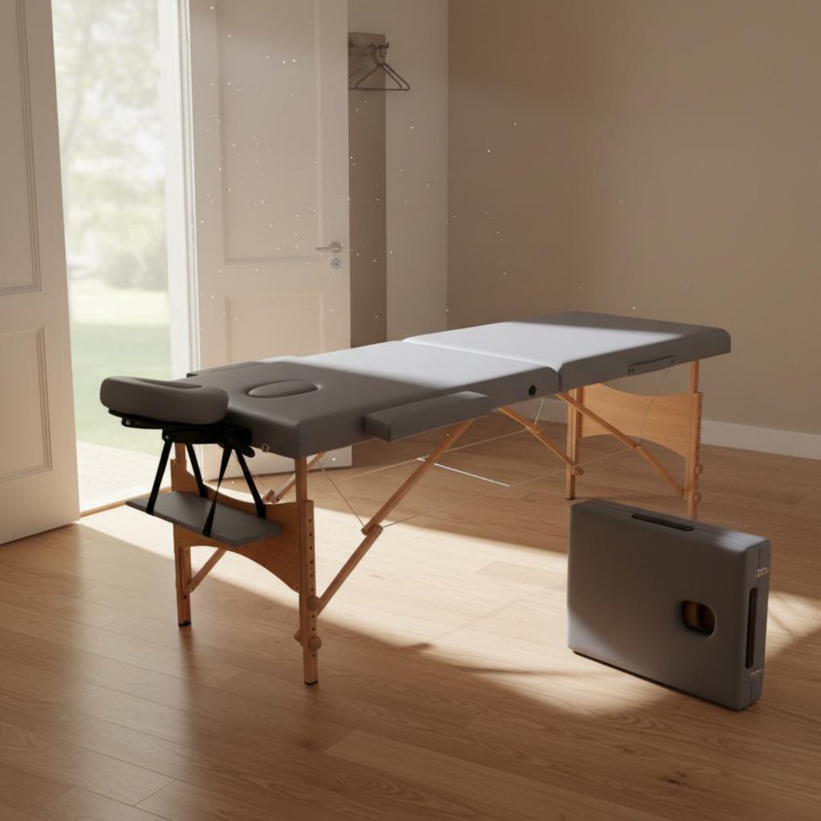 Portable Massage Table PU Leat - огляд і ціна Upholstery Leather Work