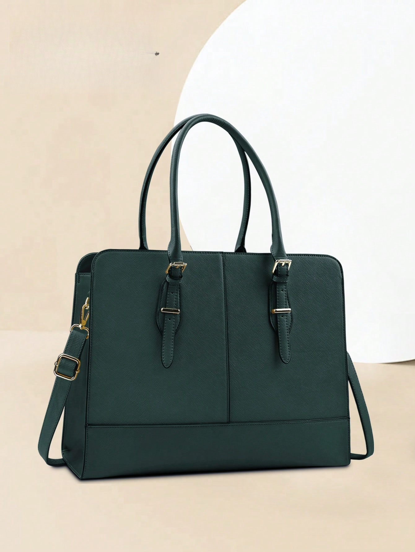 15.6 Inch Leather Laptop Tote  - огляд і ціна Leather Work Handbag