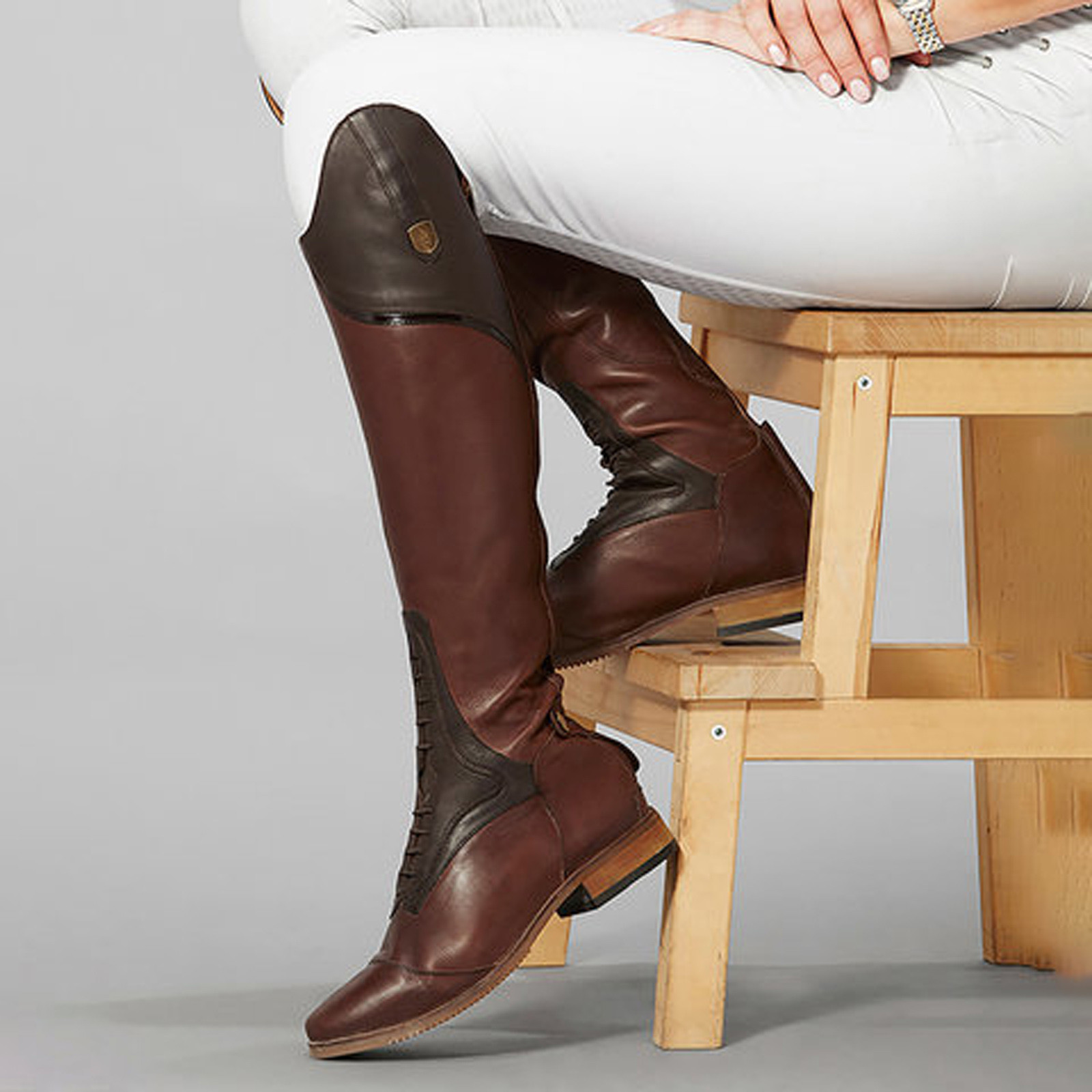 Knee High Boot Casual Boot Fas - огляд і ціна Leatherwork Rivets