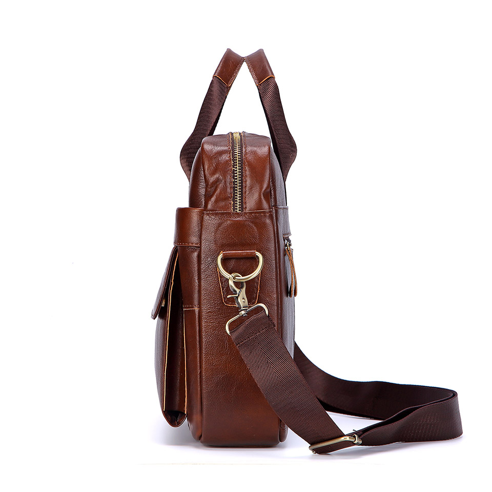 Men Genuine Leather Handbag Fa - огляд і ціна Leather Work Handbag