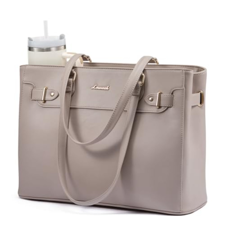 LOVEVOOK Laptop Tote Bag for W - огляд і ціна Leather Work Womens Backpack