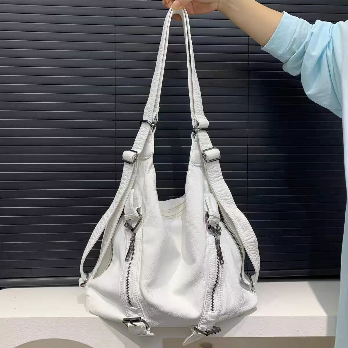Women's Fashion Y2k Sexy Motor - огляд і ціна Leather Work Womens Backpack