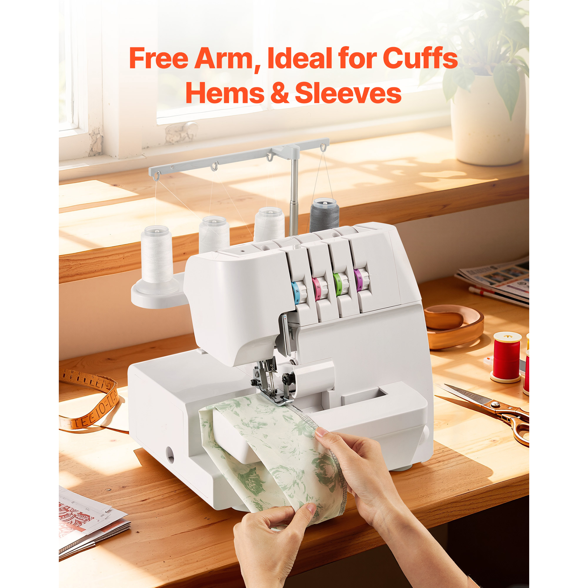 SucceBuy Serger Overlock Sewin - огляд і ціна Waxed Thread Linen
