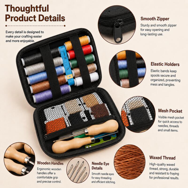 Leather Working Kit Leather Se - огляд і ціна Upholstery Leather Work