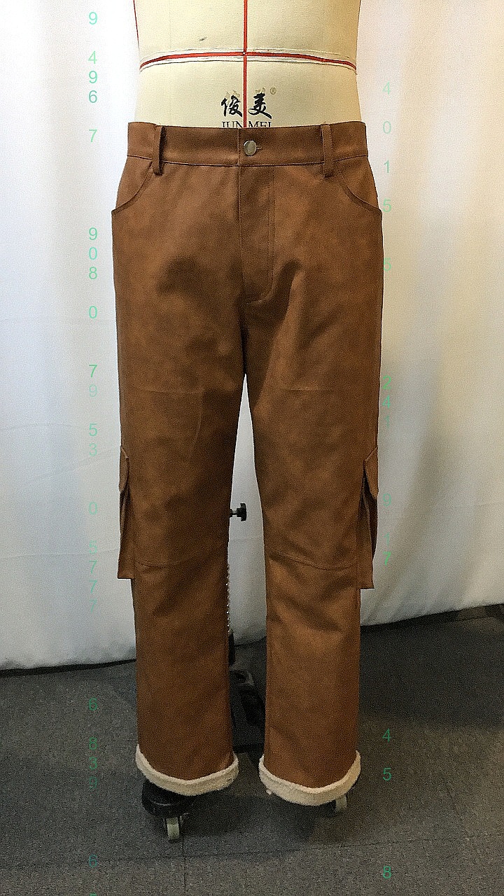 Mens Vintage Brown PU Leather  - огляд і ціна Leather Work Overalls