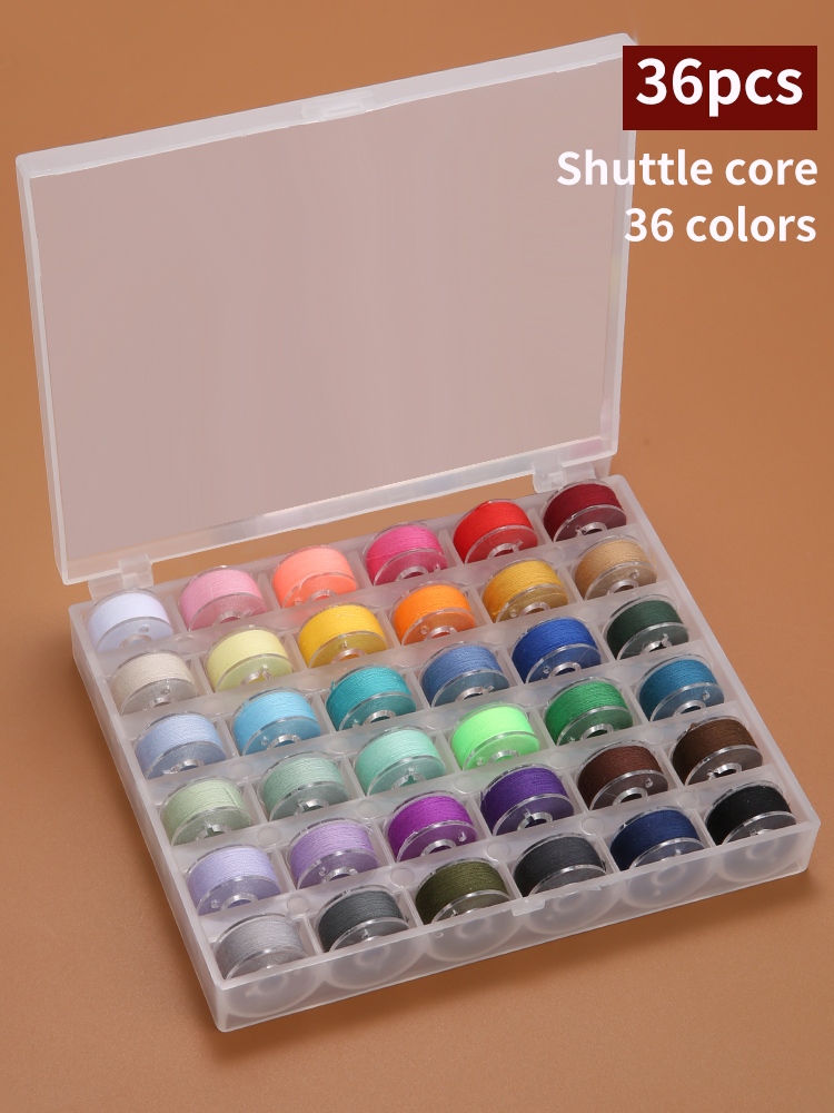 25/36 Colors Set Bobbin Thread - огляд і ціна Waxed Thread Linen