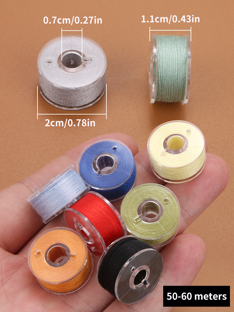25/36 Colors Set Bobbin Thread - огляд і ціна Waxed Thread Linen