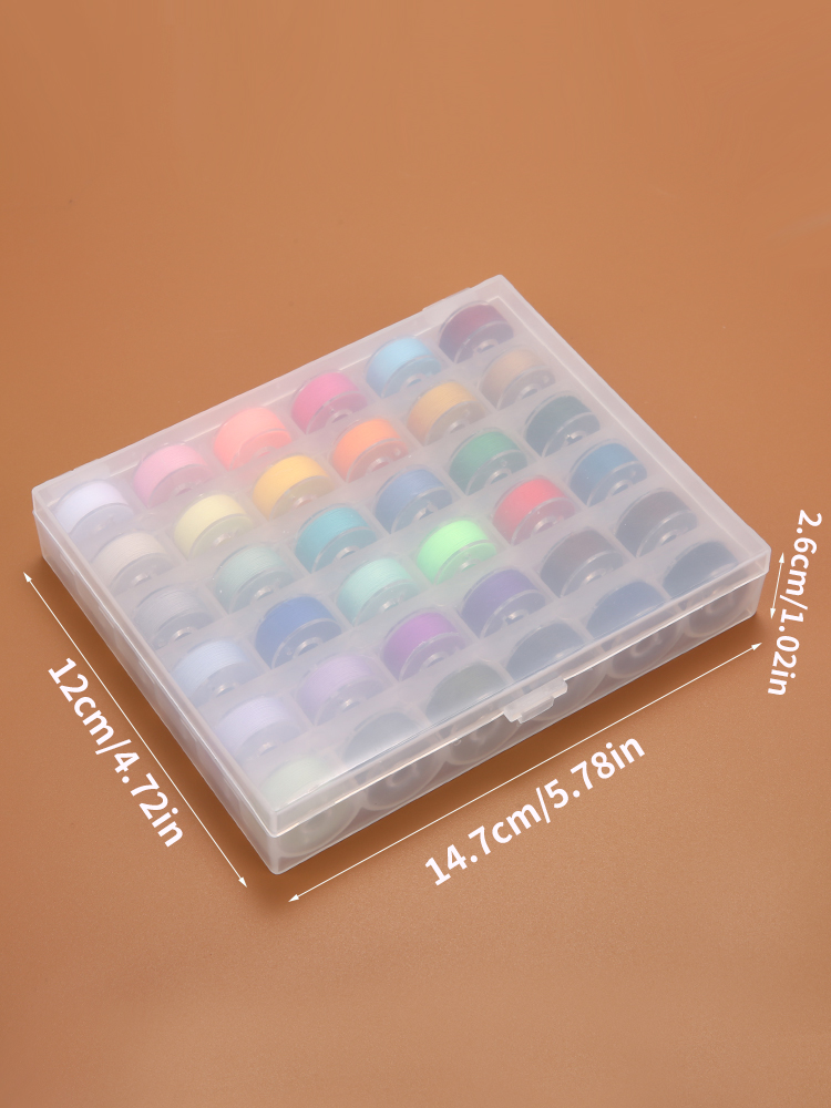 25/36 Colors Set Bobbin Thread - огляд і ціна Waxed Thread Linen