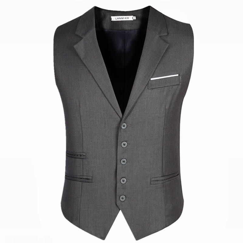 Men's Business Casual Formal S - огляд і ціна Leather Work Vest For Men