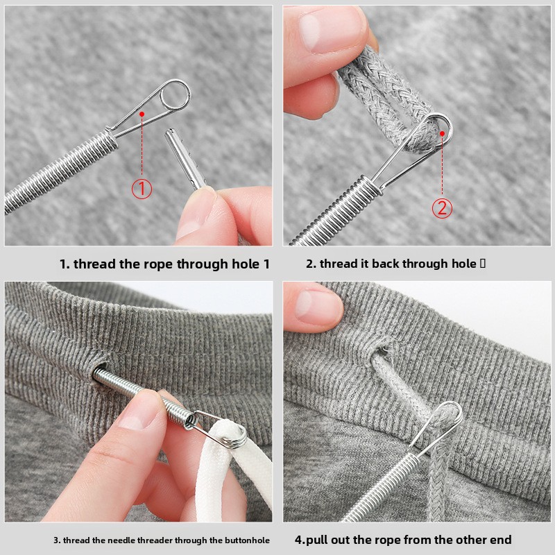 1/5pcs Bendable Spring Drawstr - огляд і ціна Waxed Thread Linen