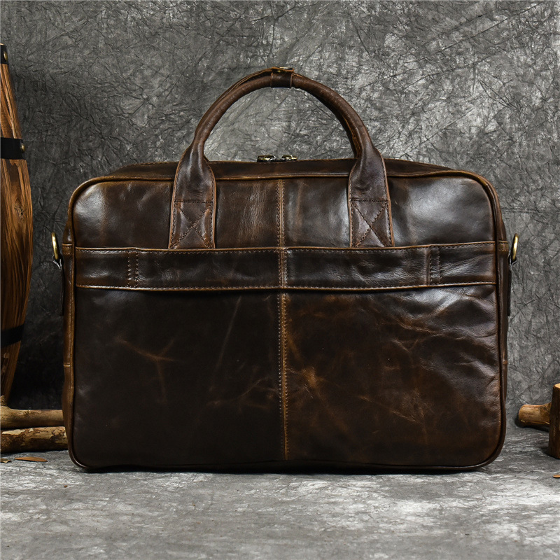 Luxury Genuine Leather Handbag - огляд і ціна Leather Work Handbag