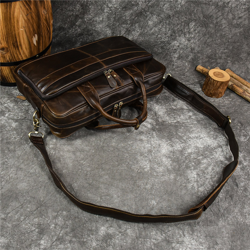 Luxury Genuine Leather Handbag - огляд і ціна Leather Work Handbag