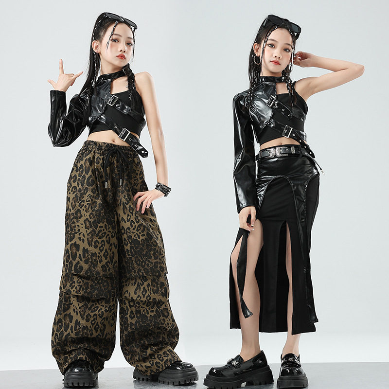 New Girls' Jazz Dance Leather  - огляд і ціна Leather Work Overalls