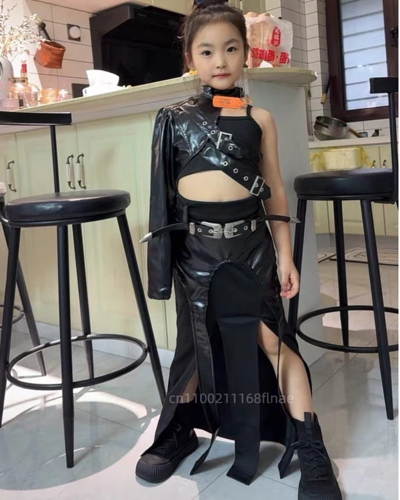 New Girls' Jazz Dance Leather  - огляд і ціна Leather Work Overalls