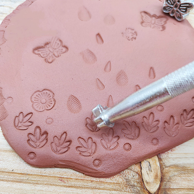 Pottery Stamps for Embossing L - огляд і ціна Leather Stamp Set