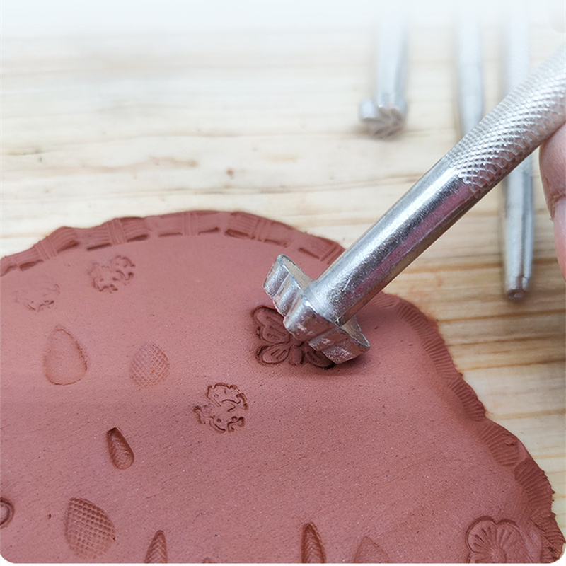 Pottery Stamps for Embossing L - огляд і ціна Leather Stamp Set