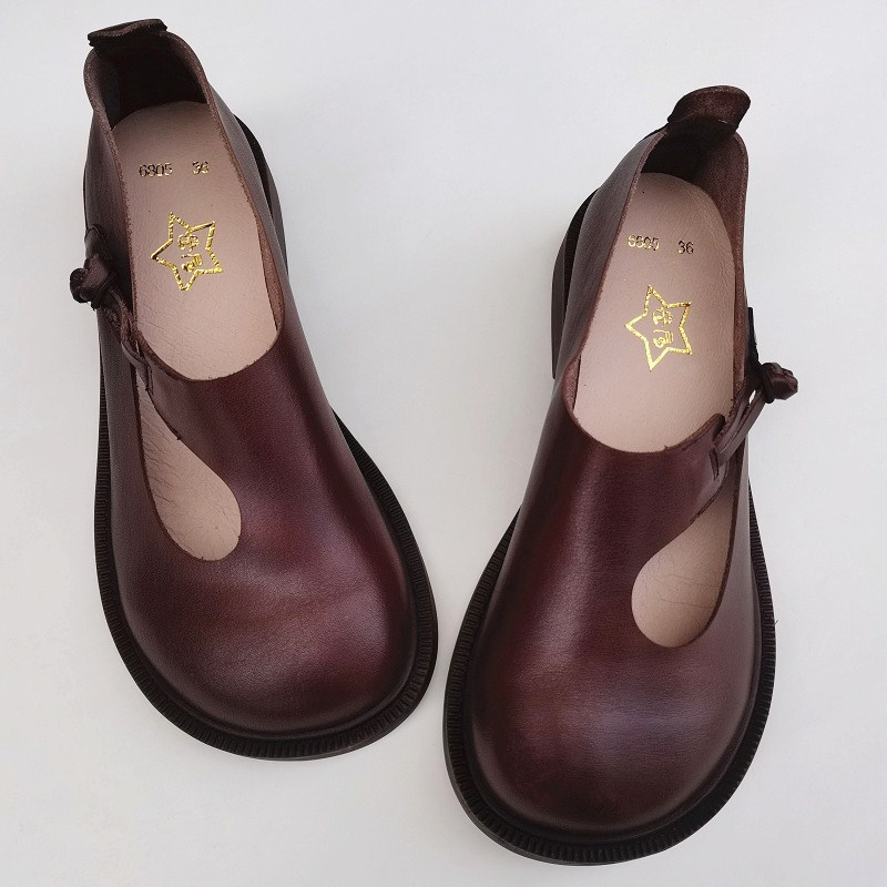 Careaymade-Genuine leather big - огляд і ціна Leather Work Heels
