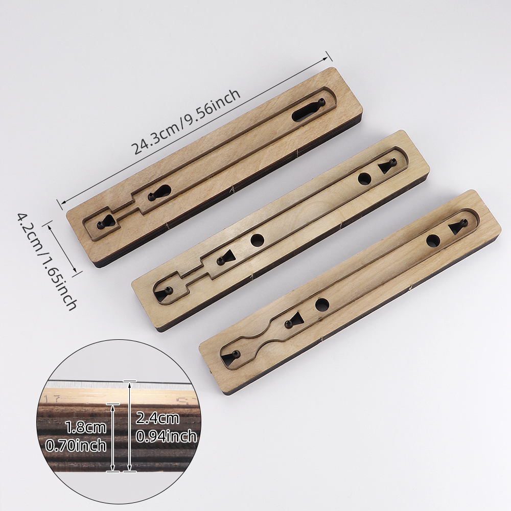 Wooden Punching Die Key Chain  - огляд і ціна Leatherwork Templates