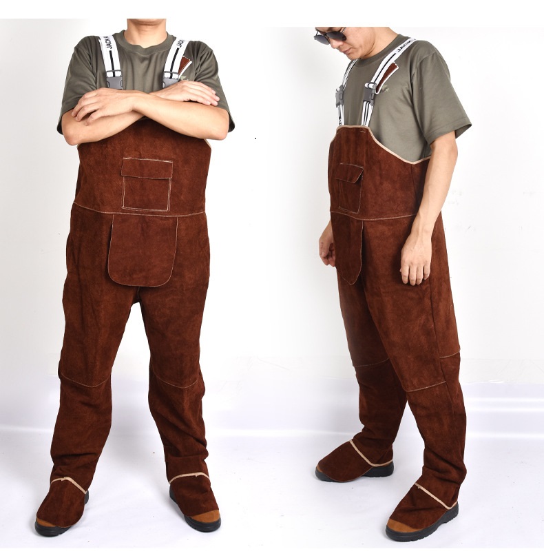 Welding Clothing Men's Overall - огляд і ціна Leather Work Overalls