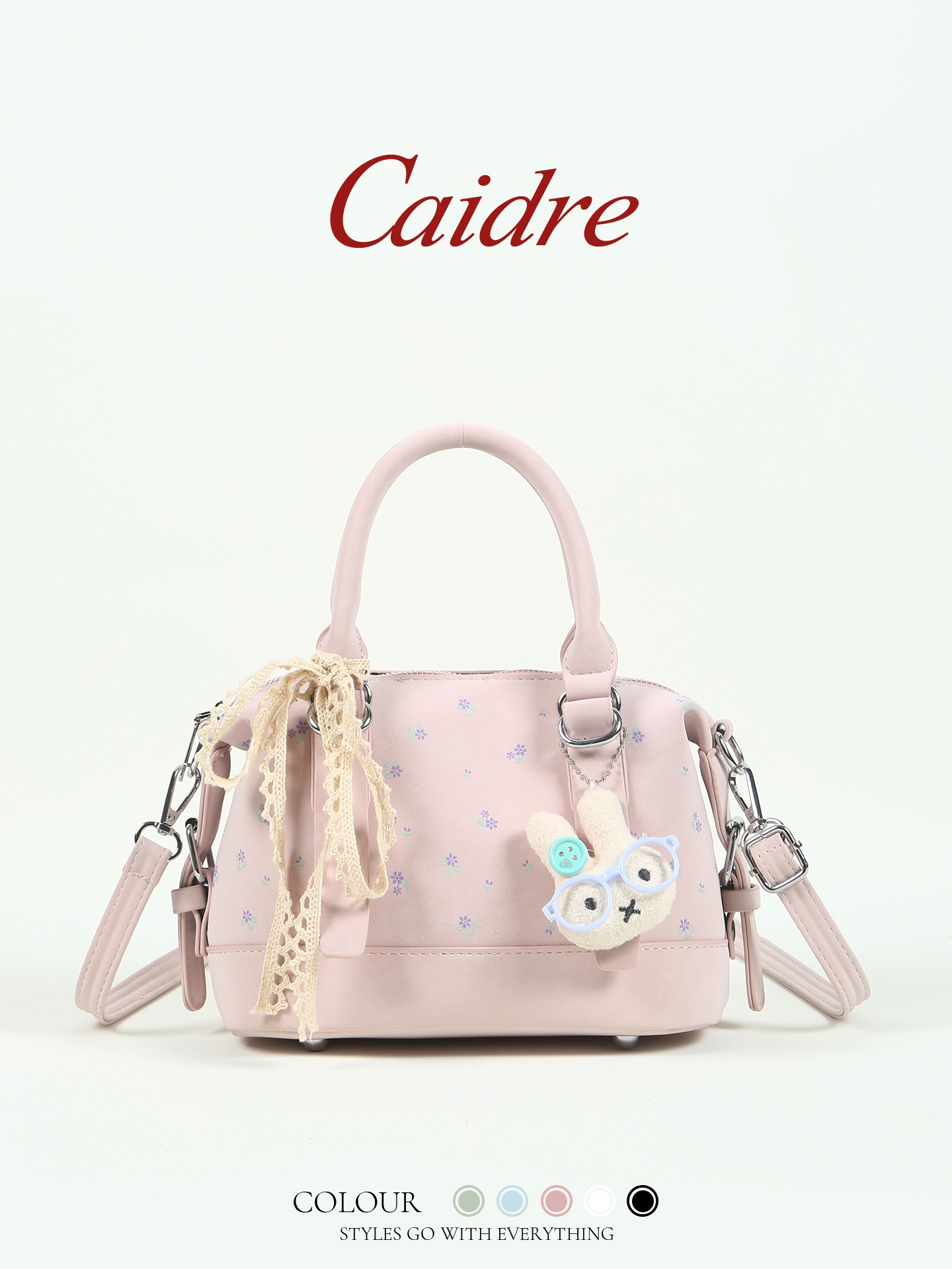 Caidre Cute Floral Polka Dot H - огляд і ціна Leather Work Handbag