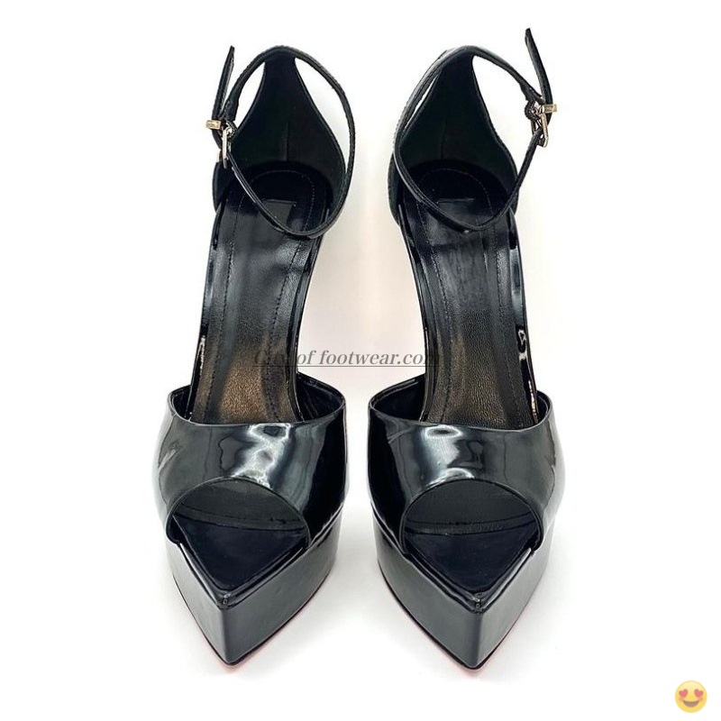 2026 Women's black/nude patent - огляд і ціна Leather Work Heels