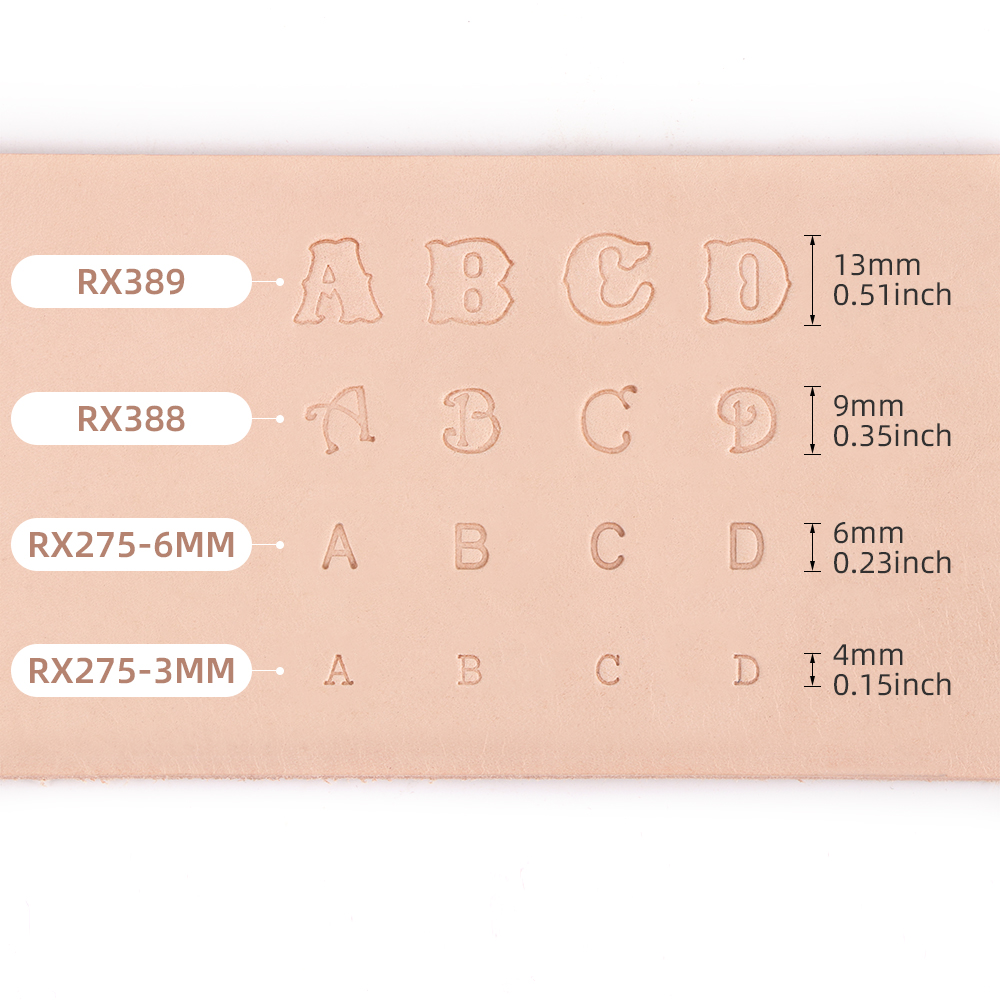 Craftsman Letter and Number St - огляд і ціна Leather Stamp Set