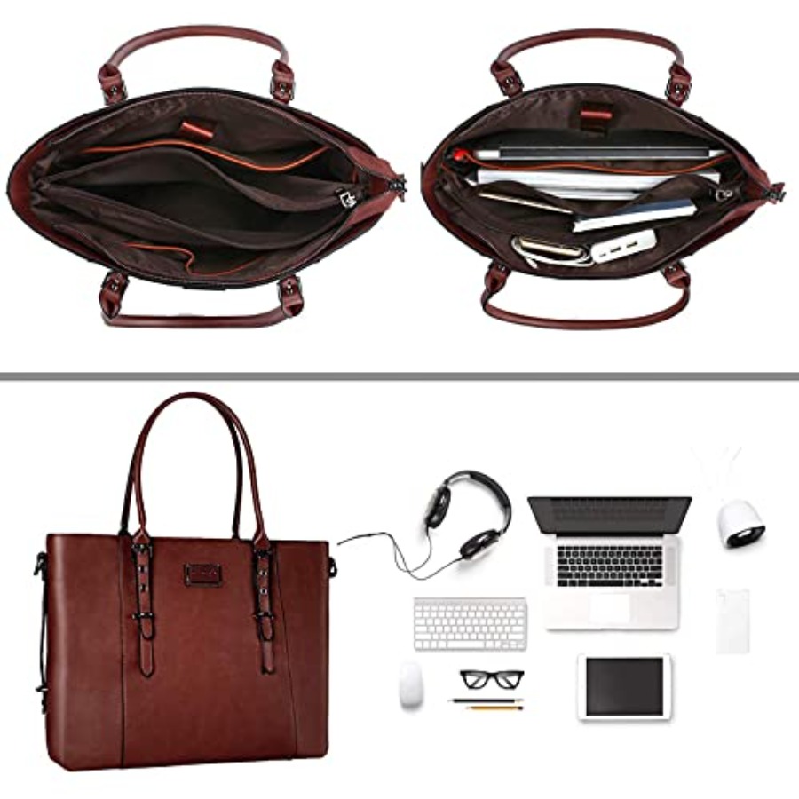Laptop Bag for Women Waterproo - огляд і ціна Leather Work Womens Backpack