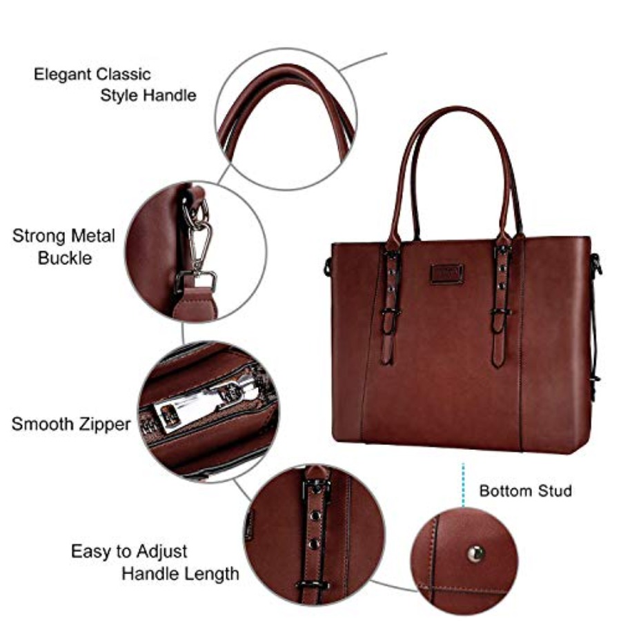 Laptop Bag for Women Waterproo - огляд і ціна Leather Work Womens Backpack