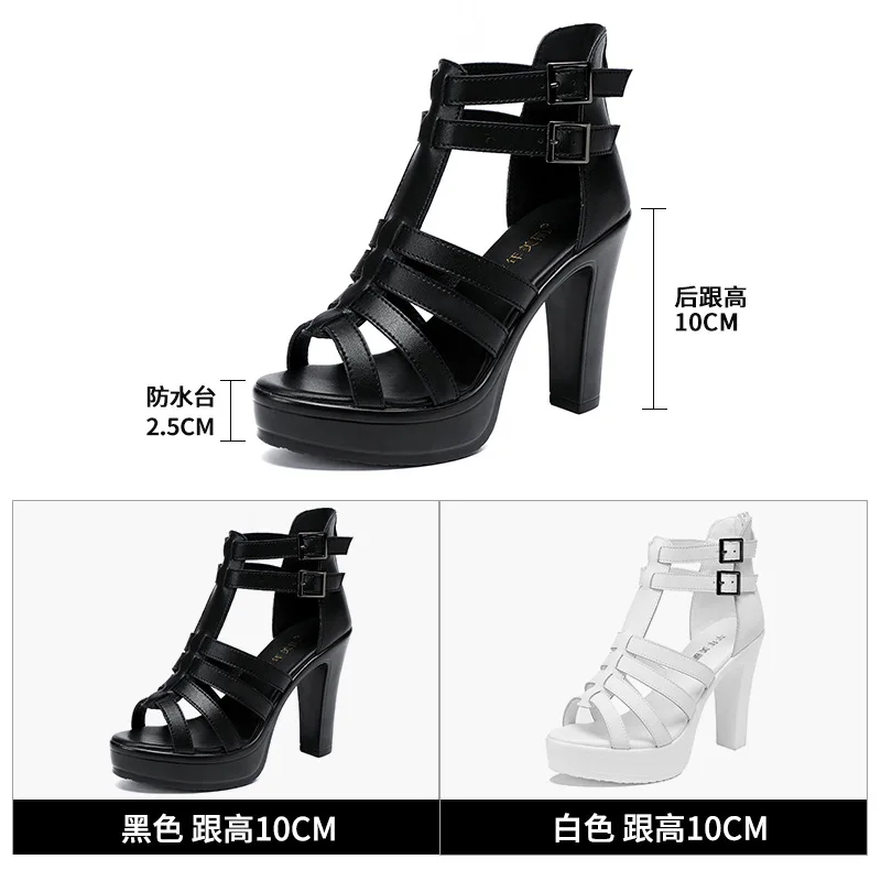 Gladiator Ladies Shoe for Wome - огляд і ціна Leather Work Heels