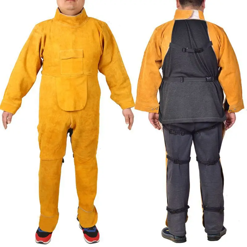Cowhide Welding Clothes for Me - огляд і ціна Leather Work Overalls